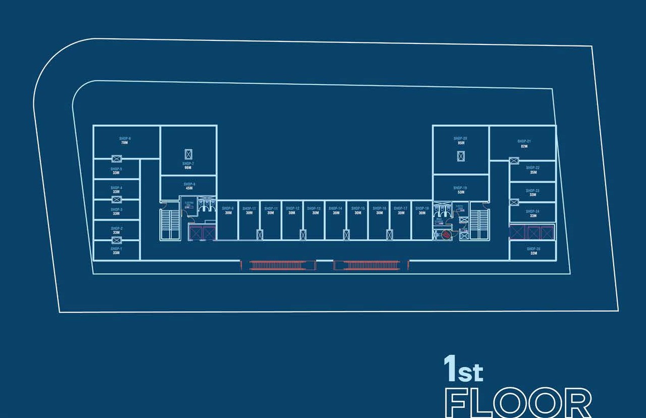 Floor plan for  at Evolve Tower
