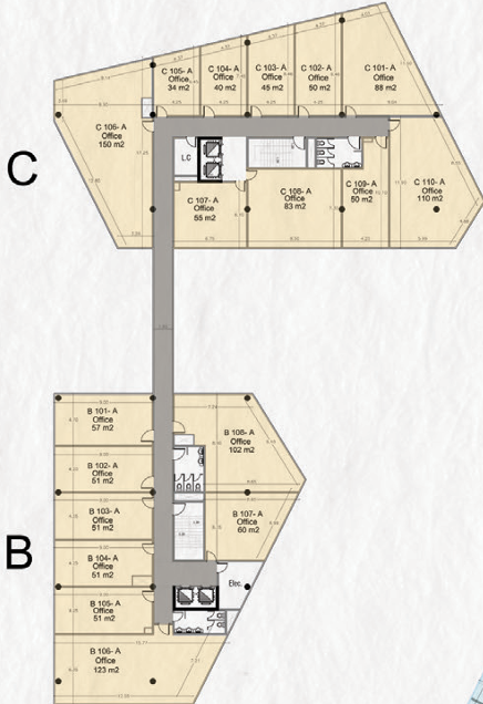 Floor plan for  at Kite Complex