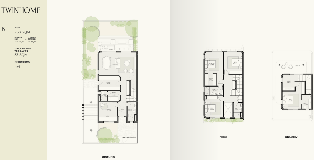 Floor plan for  at Crescent Walk