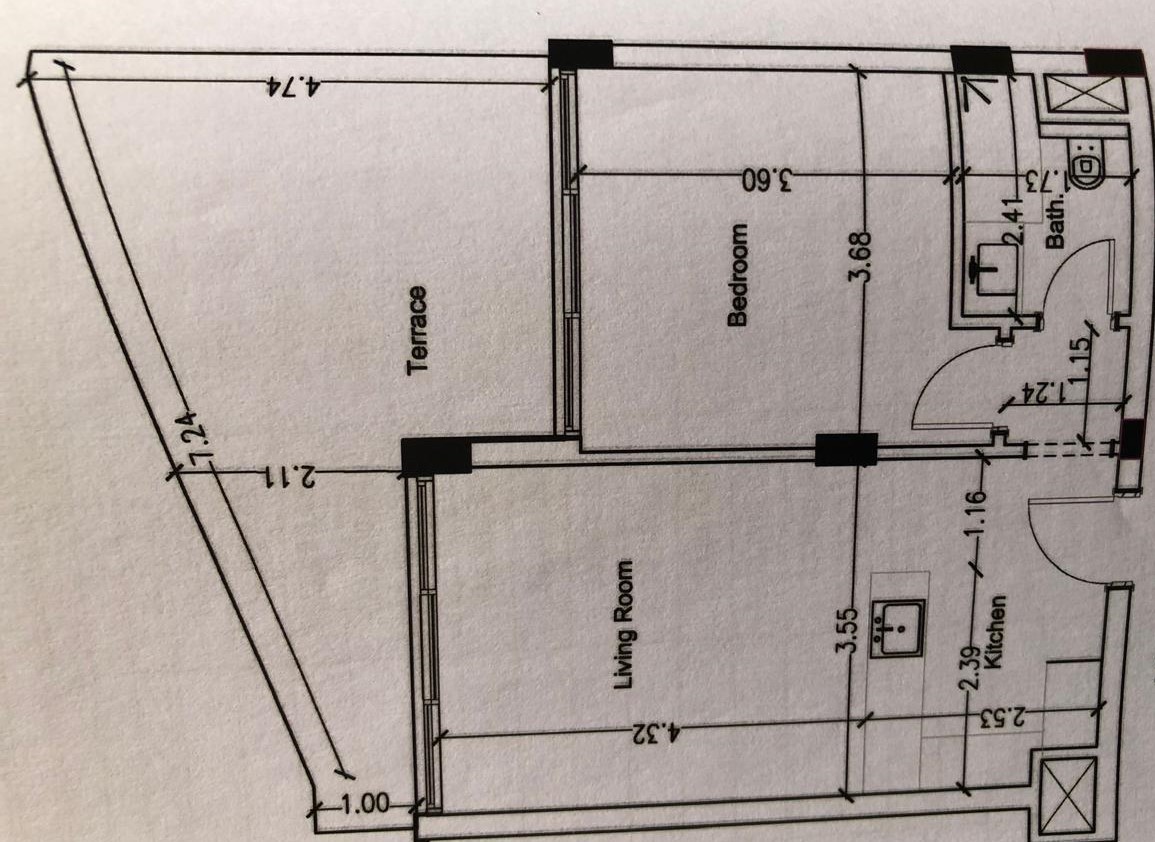 Floor plan for chalet at Baymount