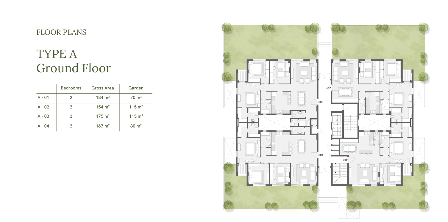 Floor plan for apartment at One33