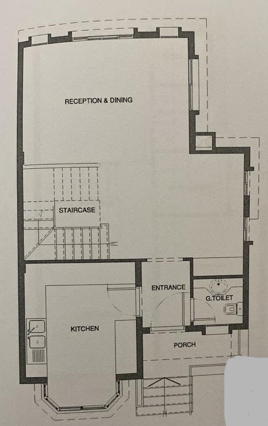 Floor plan for duplex at Kings Way