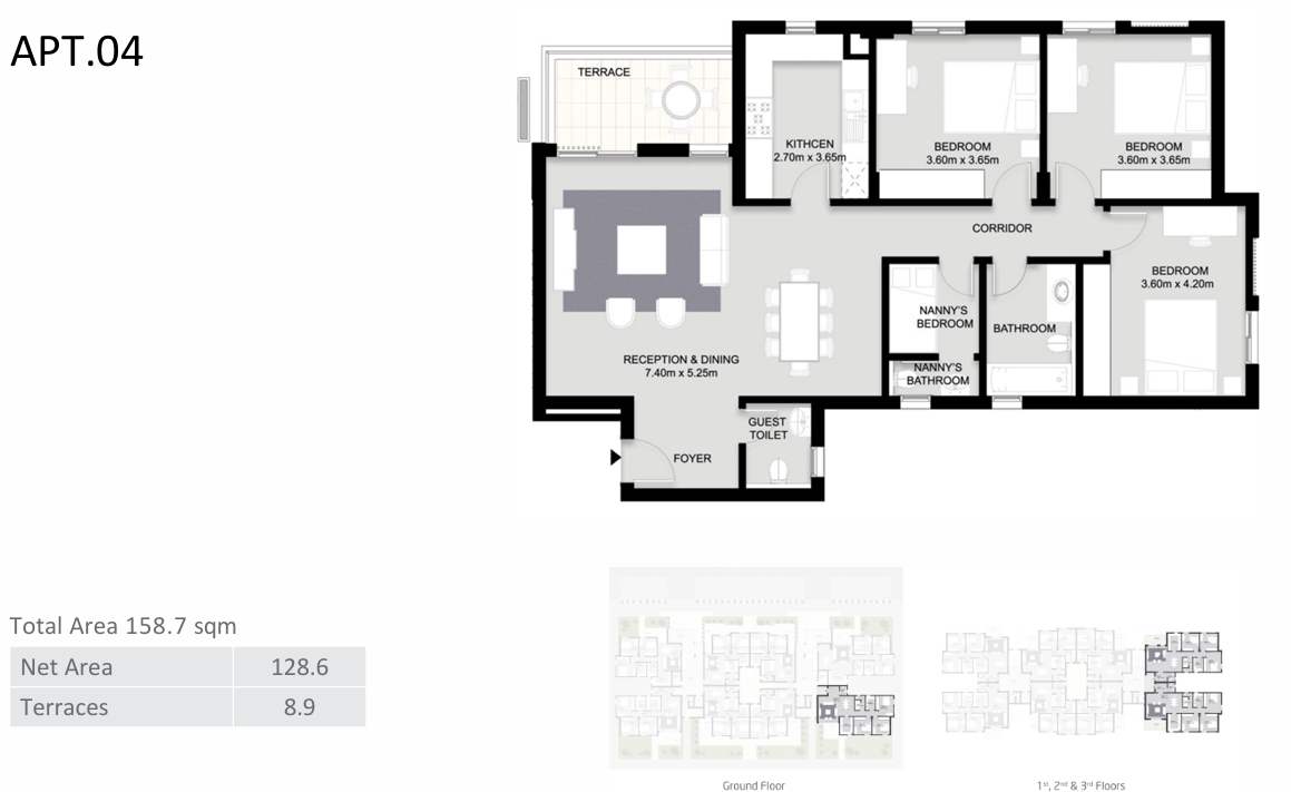 Floor plan for apartment at VYE SODIC
