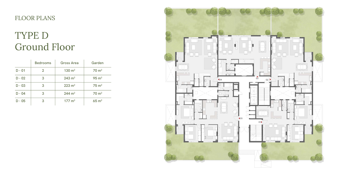Floor plan for penthouse at One33