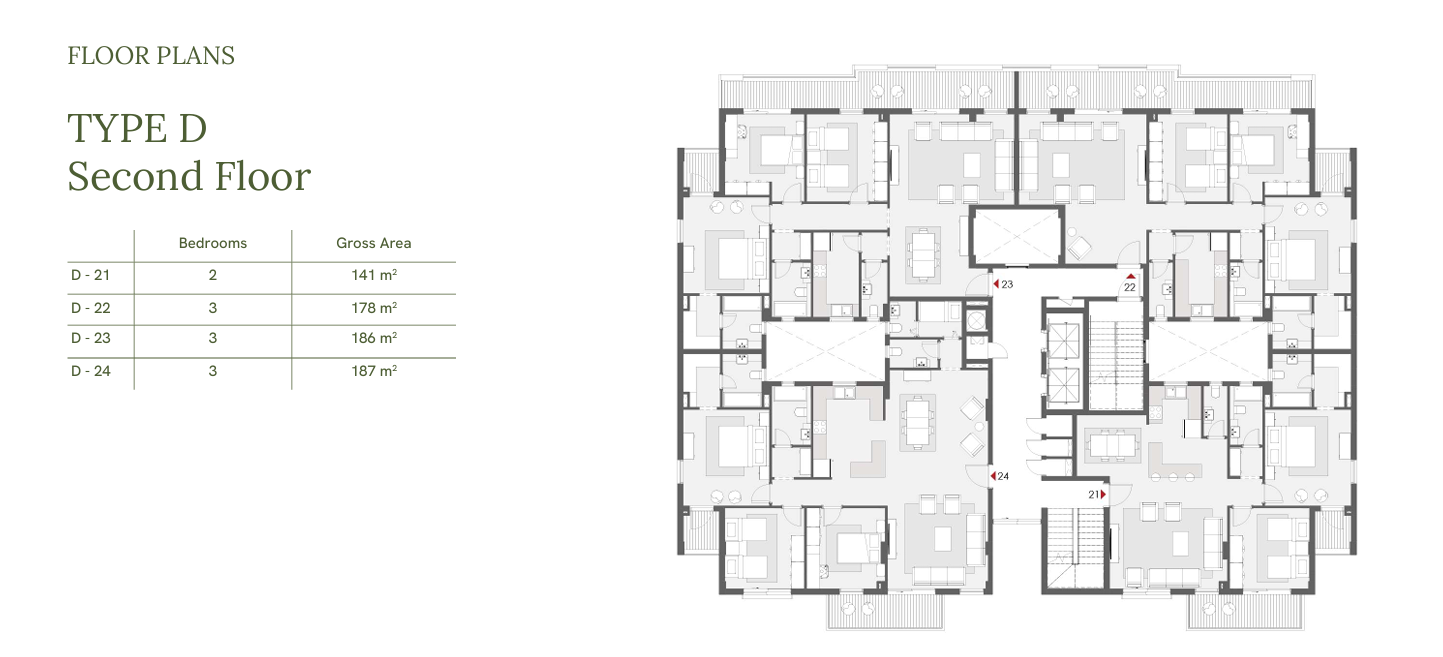 Floor plan for penthouse at One33