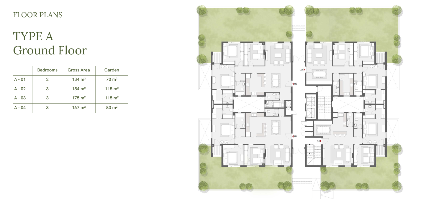 Floor plan for penthouse at One33