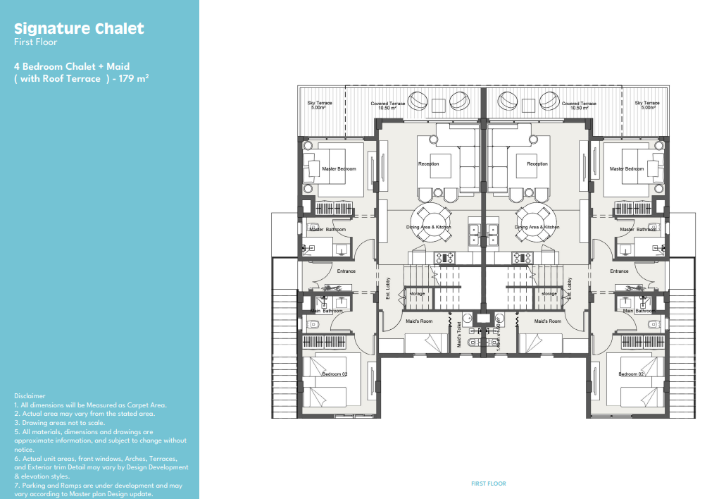 Floor plan for penthouse at Summer