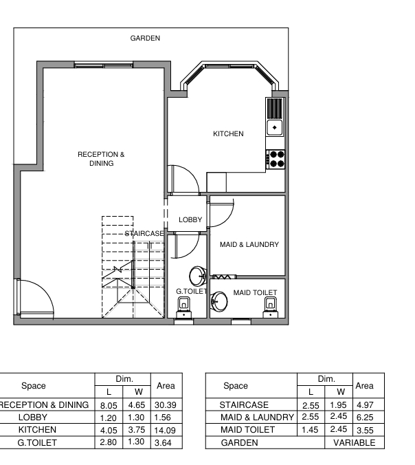 Floor plan for duplex at Aliva Mountain View Mostakbal City