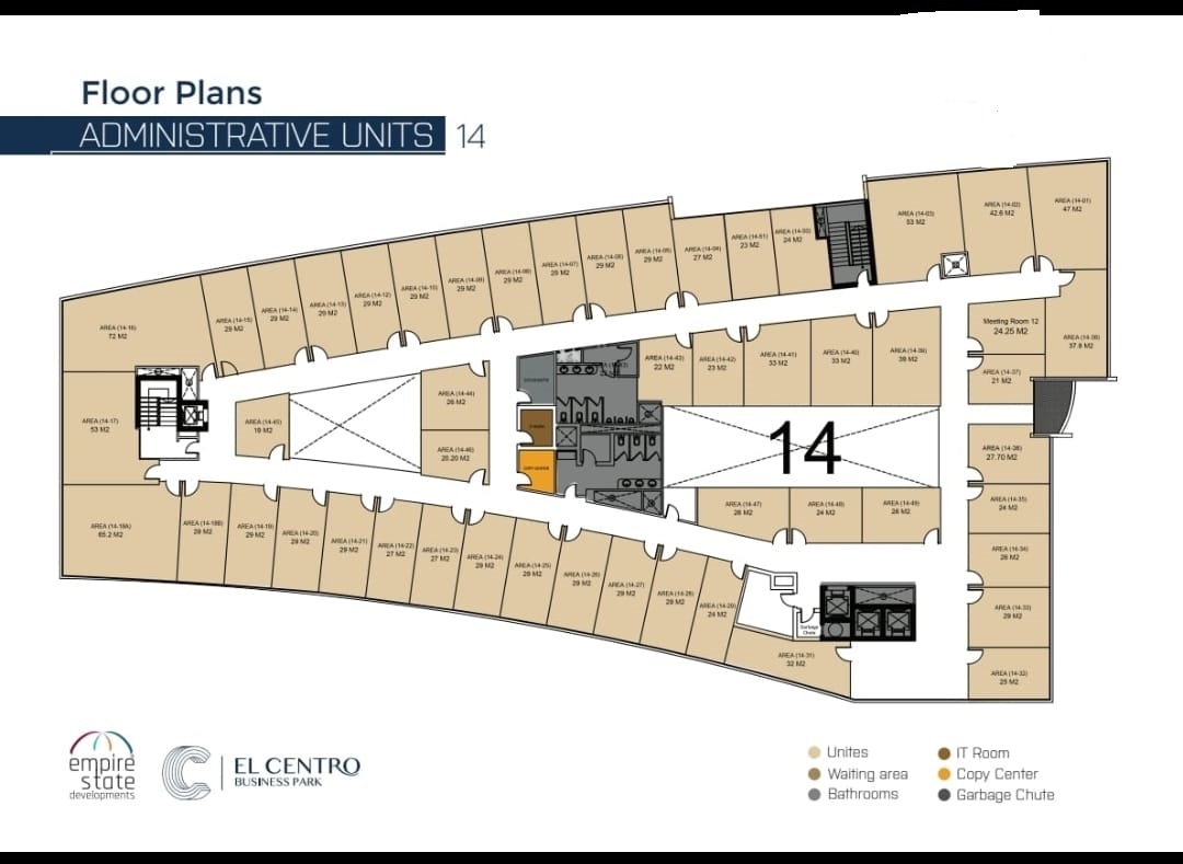 Floor plan for  at El Centro Business Complex