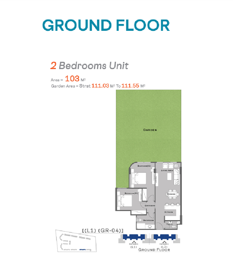Floor plan for chalet at Jamila