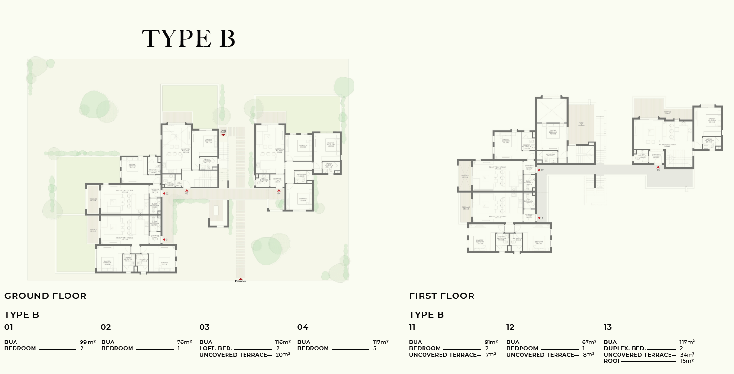 Floor plan for penthouse at Town Walk