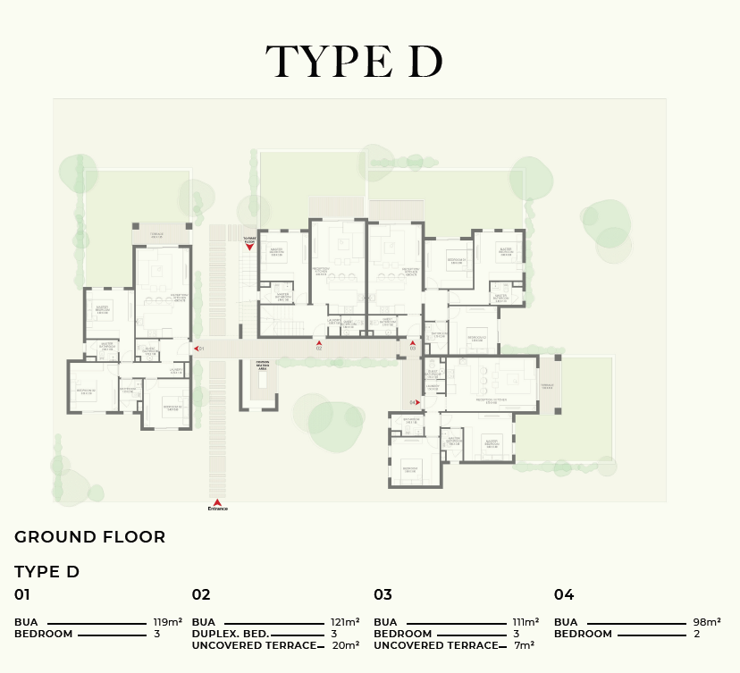 Floor plan for apartment at DUA