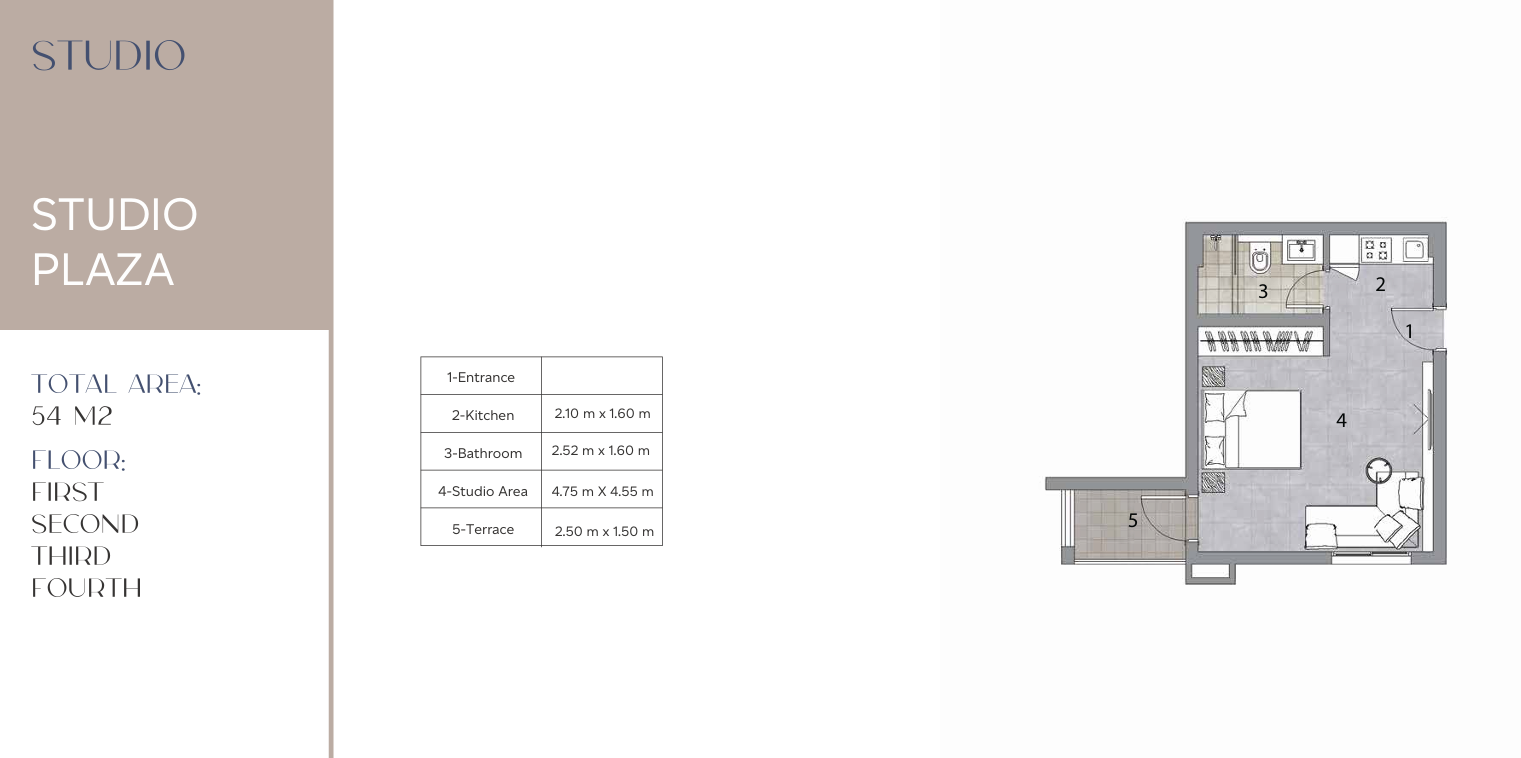 Floor plan for apartment at Alura