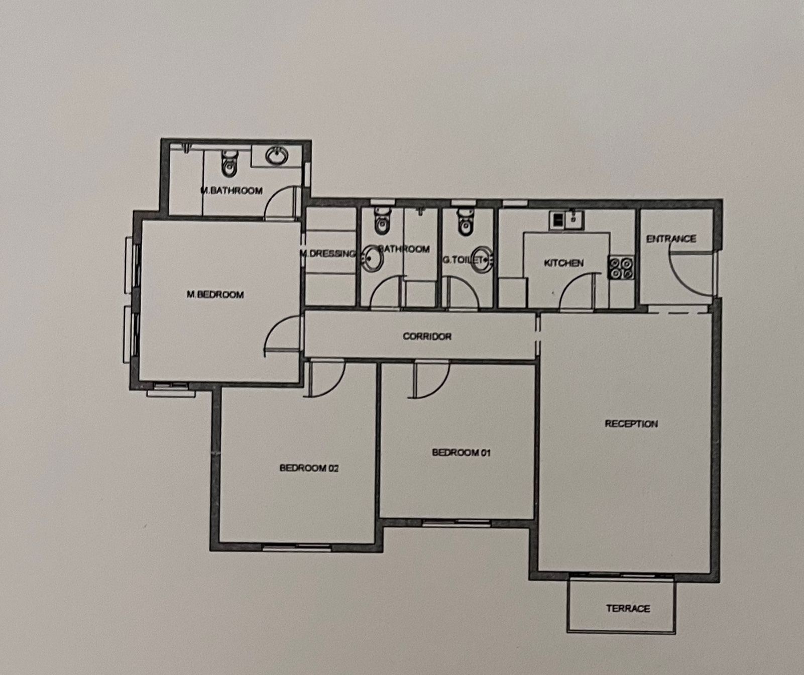 Floor plan for apartment at Mountain View ICity New Cairo