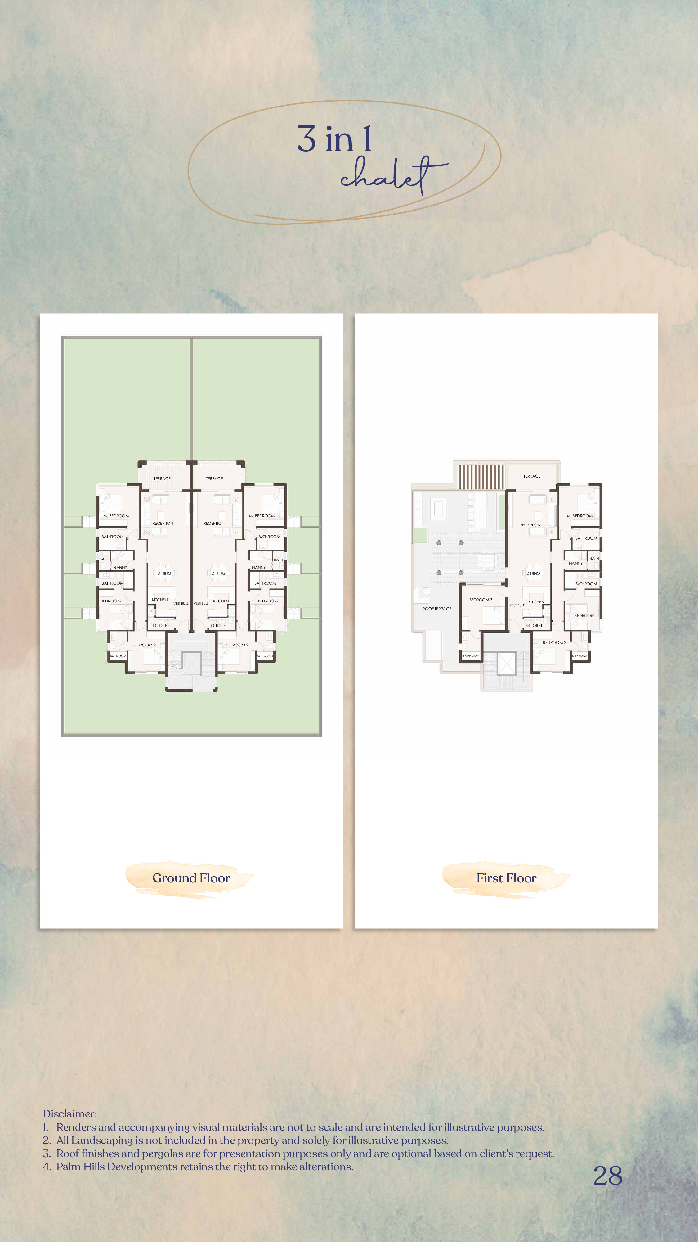 Floor plan for penthouse at Hacienda West