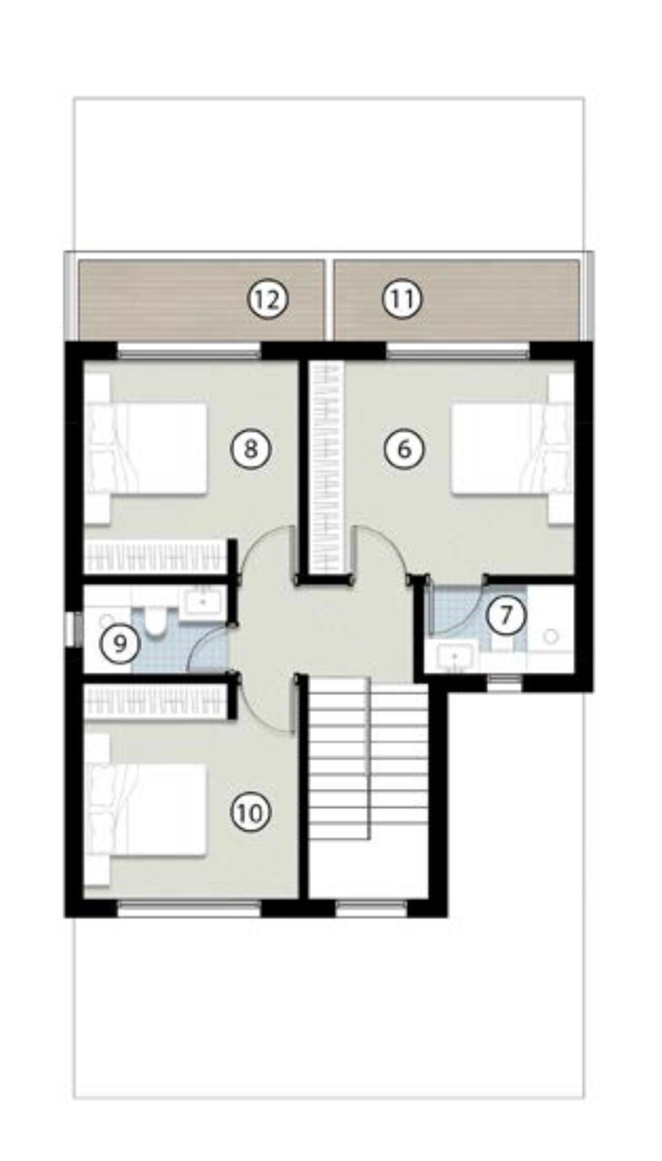 Floor plan for townhouse at Silversands