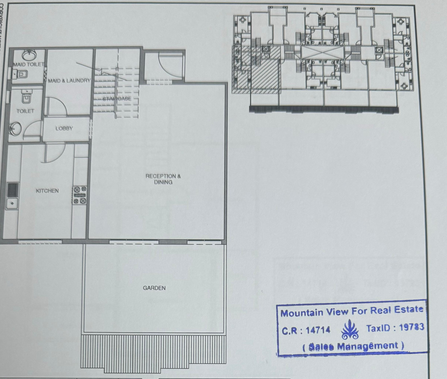 Floor plan for duplex at Mountain View iCity October