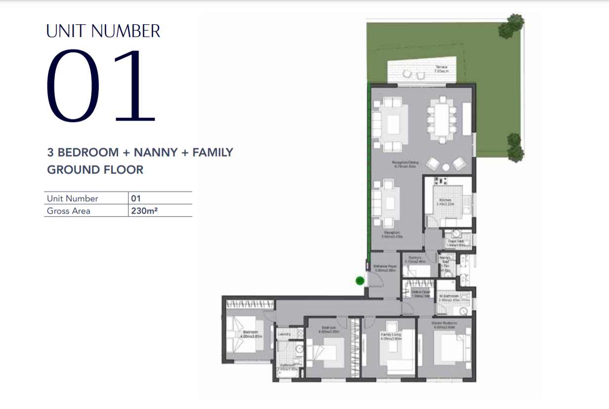 Floor plan for apartment at V Residences By Villette