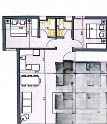 Floor plan for chalet at Salt