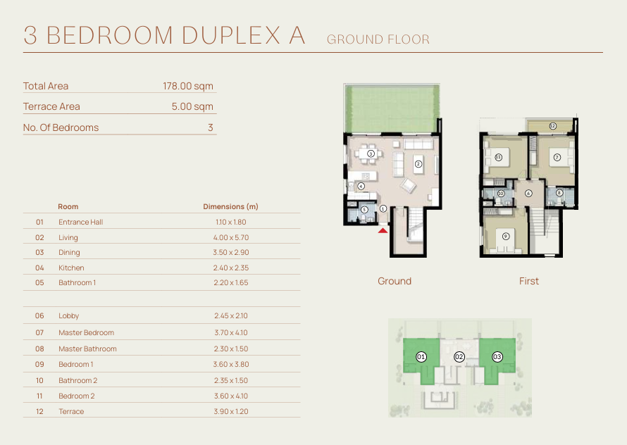 Floor plan for apartment at Silversands