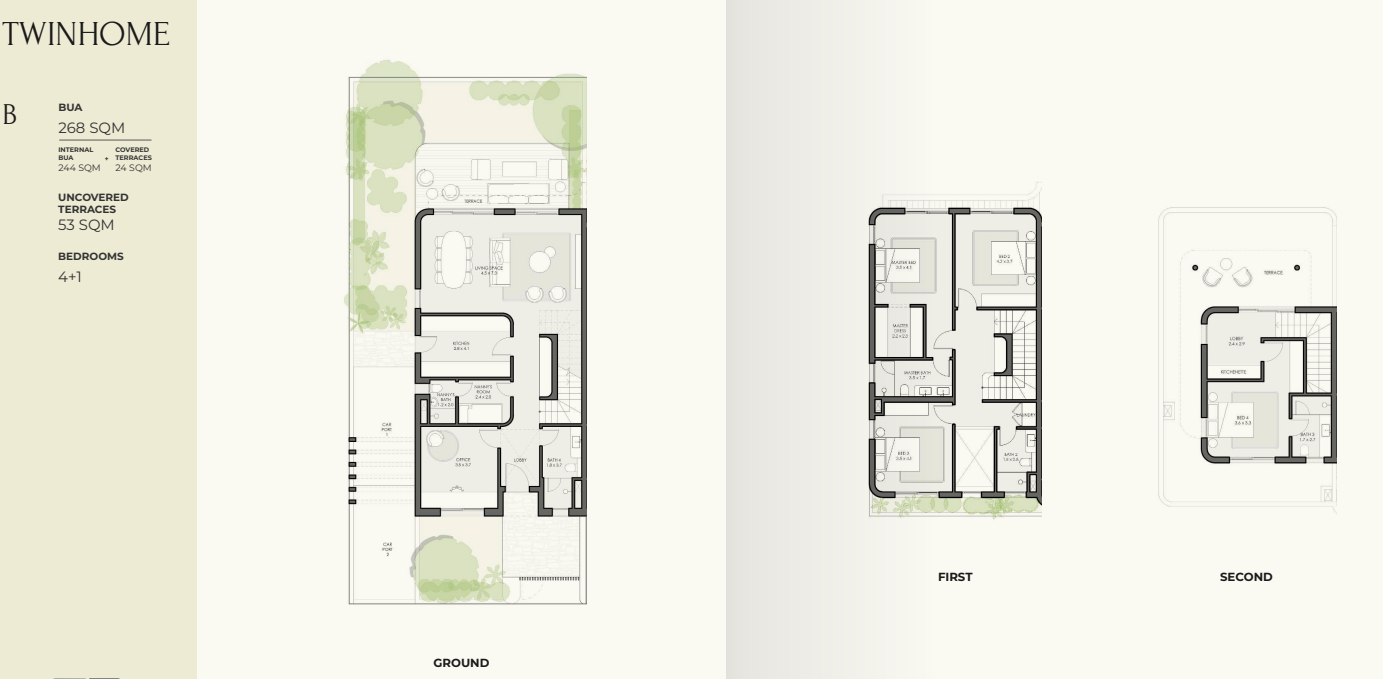 Floor plan for  at Crescent Walk