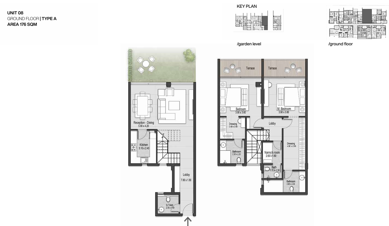 Floor plan for apartment at Nmq