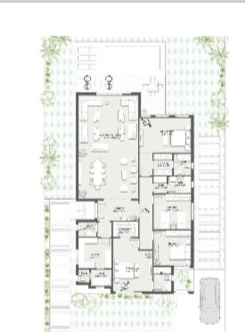 Floor plan for villa at At East