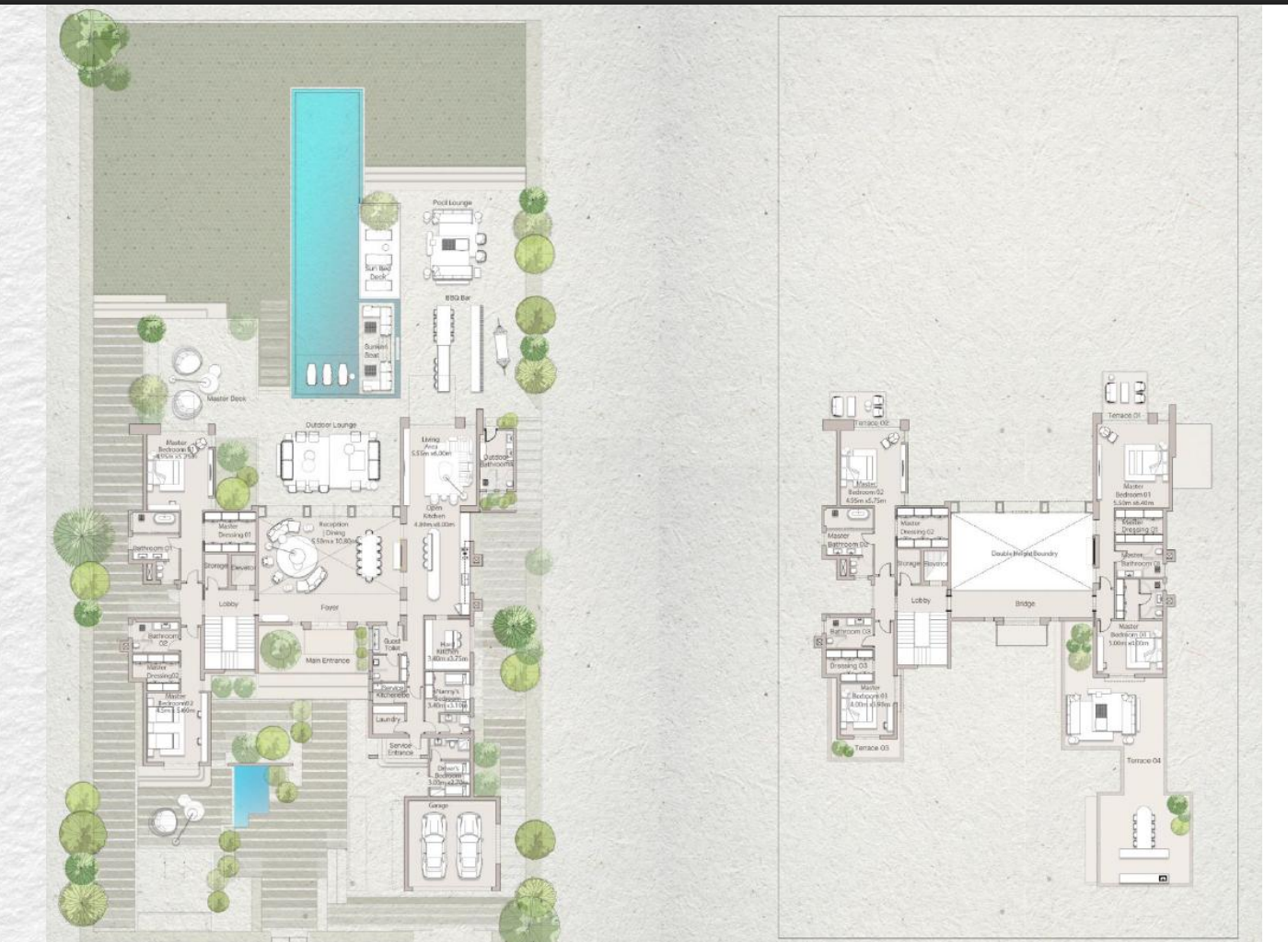 Floor plan for villa at Ogami Ras El Hekma