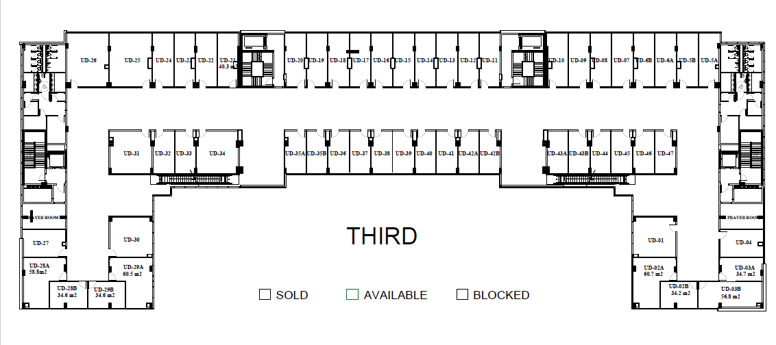 Floor plan for  at Udora Mall