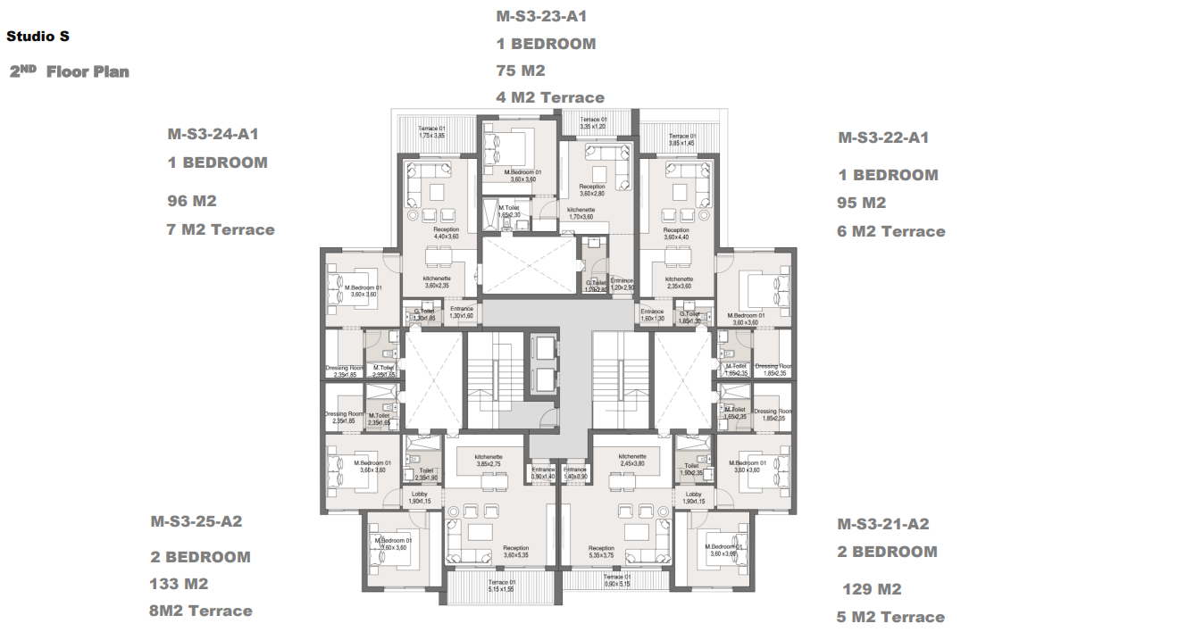 Floor plan for apartment at Maliv