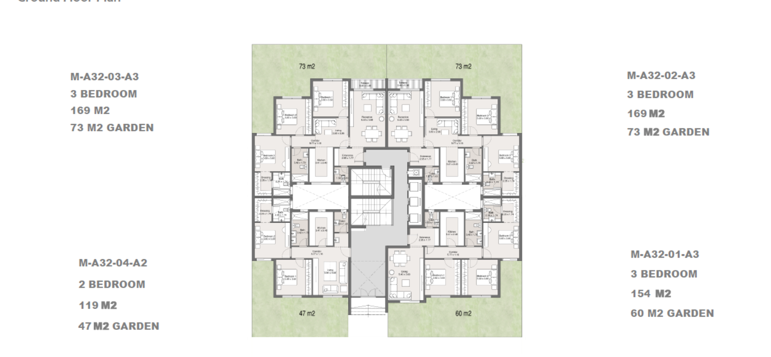 Floor plan for apartment at Maliv
