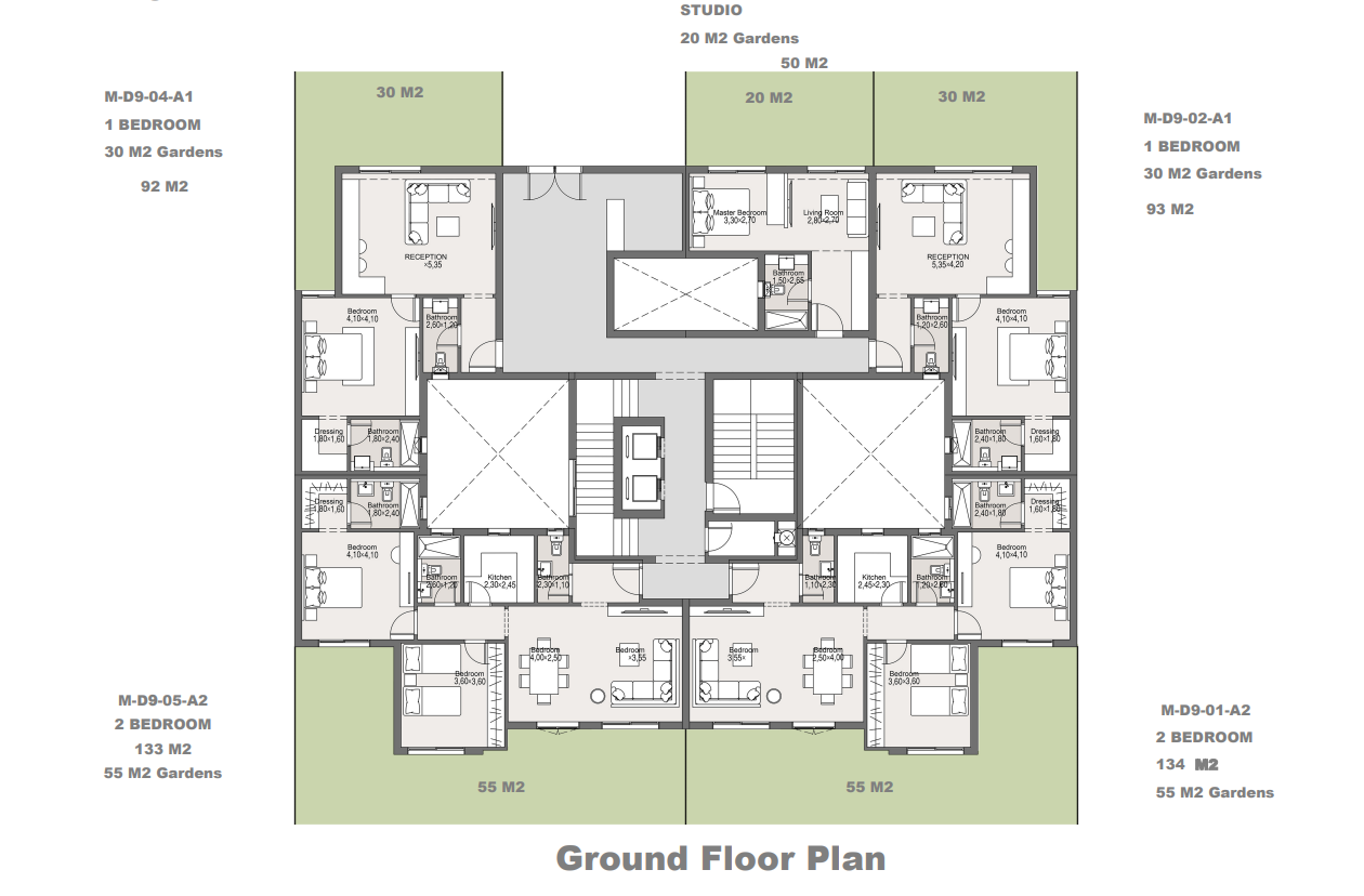 Floor plan for apartment at Maliv
