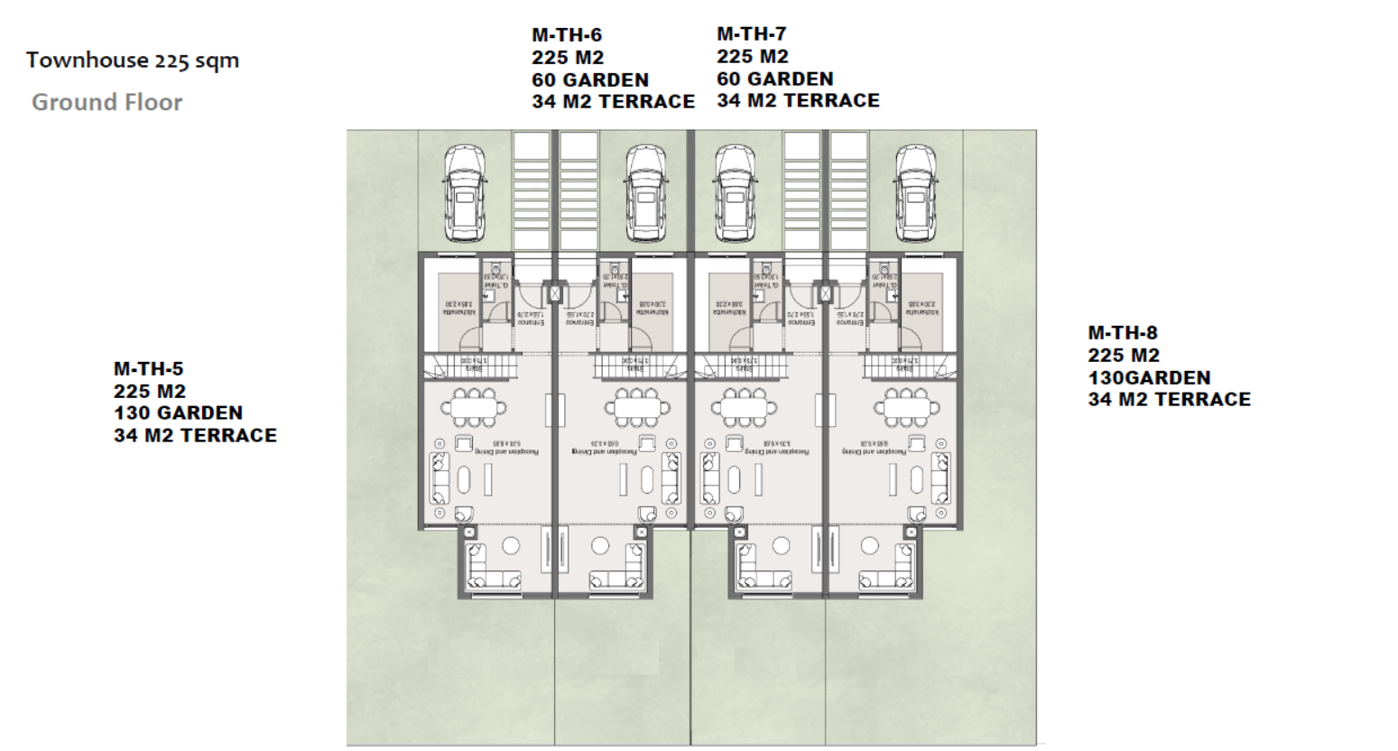 Floor plan for townhouse at Maliv