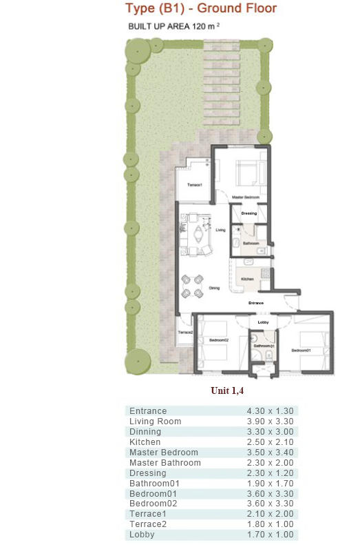 Floor plan for chalet at Q North