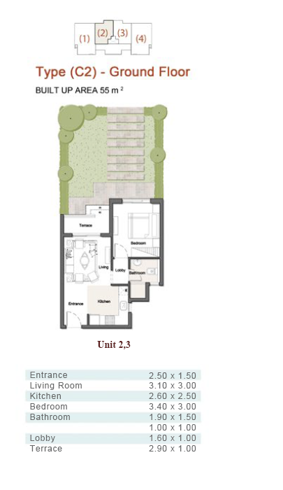 Floor plan for chalet at Q North