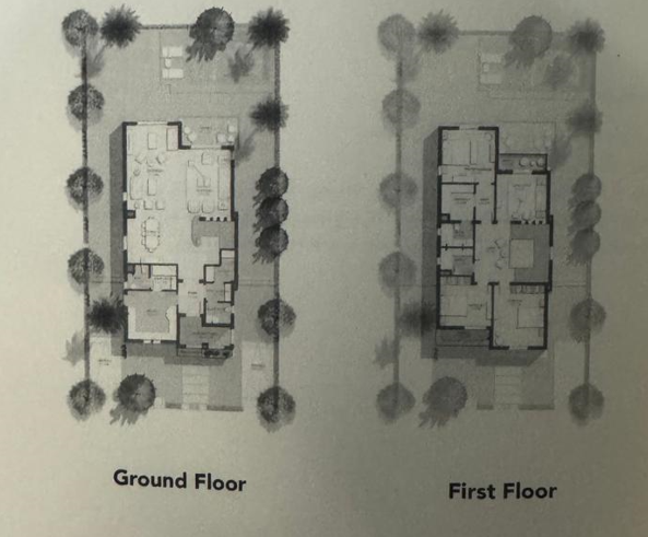 Floor plan for villa at City Gate