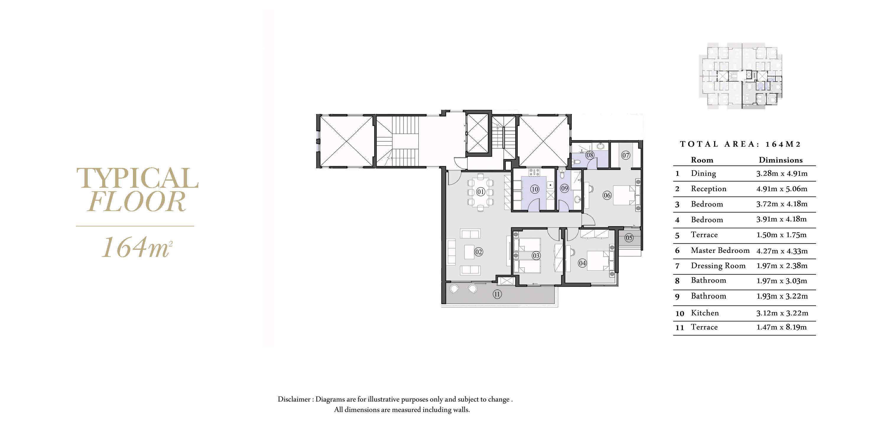 Floor plan for apartment at El Patio Oro -Phase 4