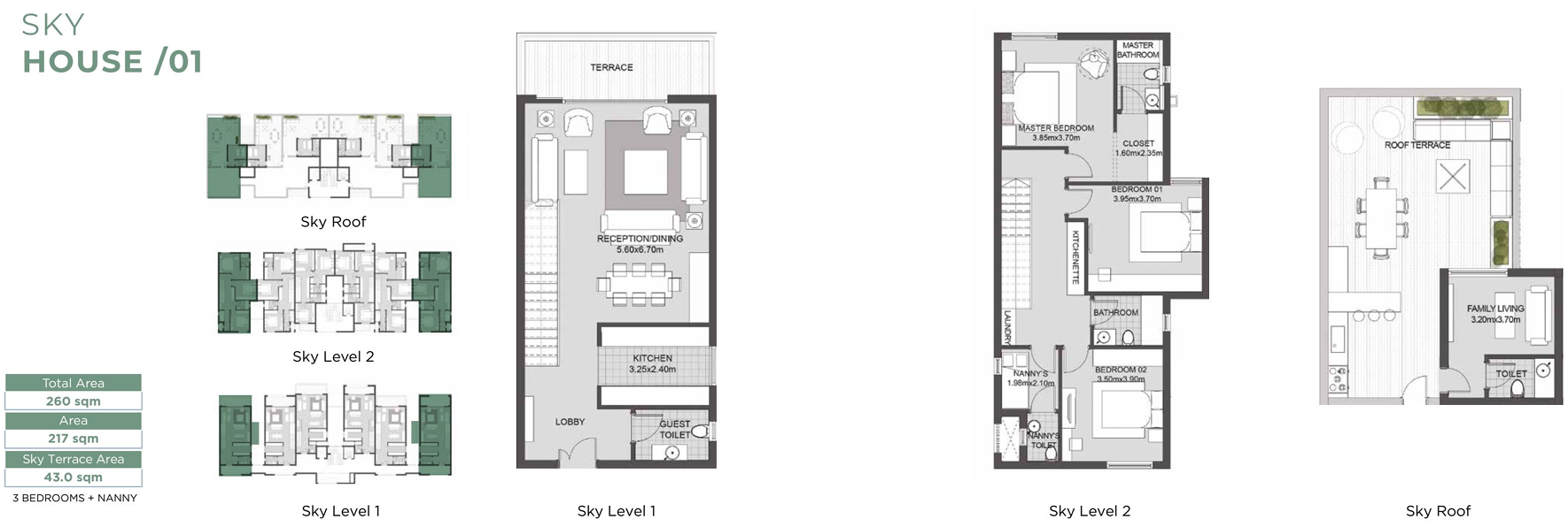 Floor plan for duplex at SODIC East