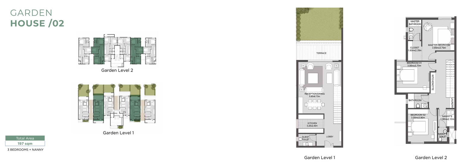 Floor plan for duplex at SODIC East
