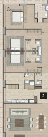 Floor plan for apartment at ZED