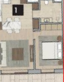 Floor plan for apartment at ZED