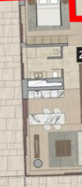 Floor plan for apartment at ZED