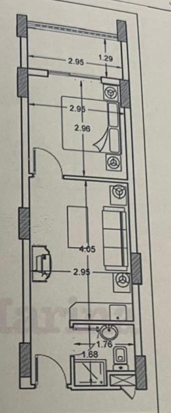Floor plan for chalet at Golf Porto Marina