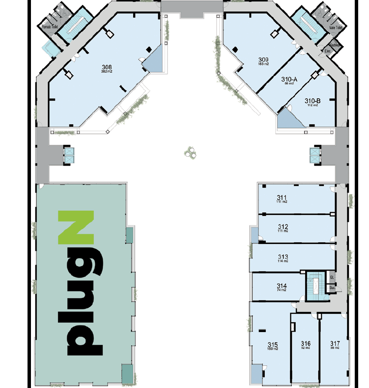 Floor plan for  at District People