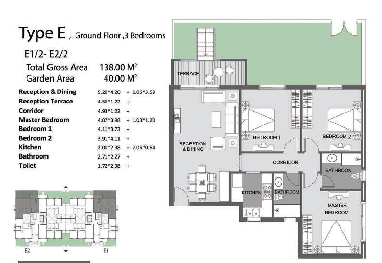 Floor plan for apartment at De Joya 3