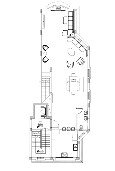 Floor plan for duplex at Mountain View Hyde Park