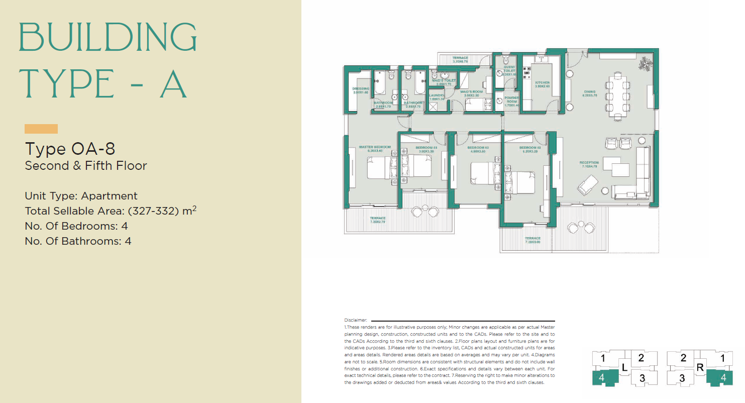 Floor plan for apartment at Jade Park