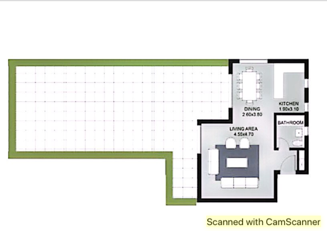 Floor plan for apartment at VYE SODIC