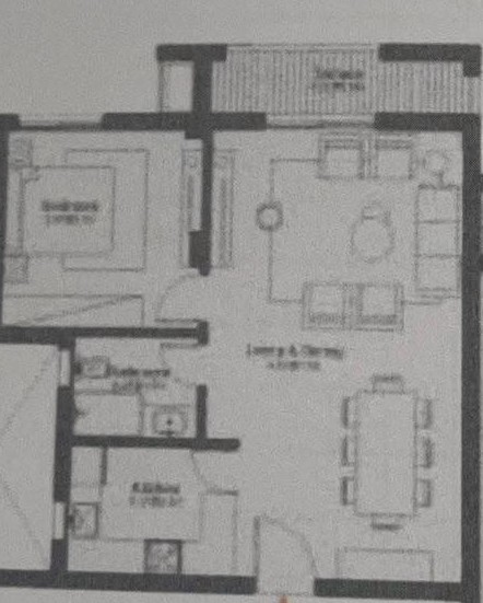 Floor plan for apartment at O West Orascom