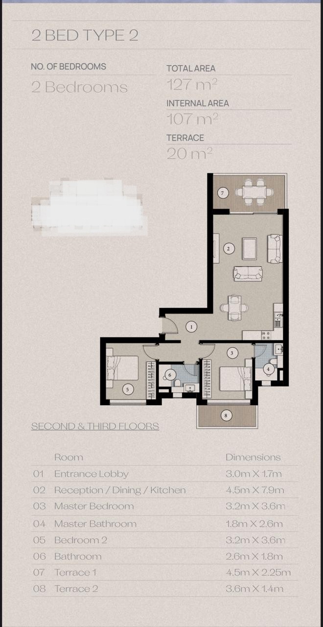 Floor plan for chalet at Silversands